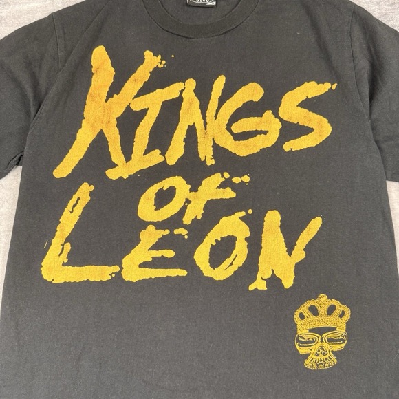 Kings Of Leon Shirt Mens Medium Black Sex On Fire 2009 Tour Concert Volcom Band - Picture 2 of 13